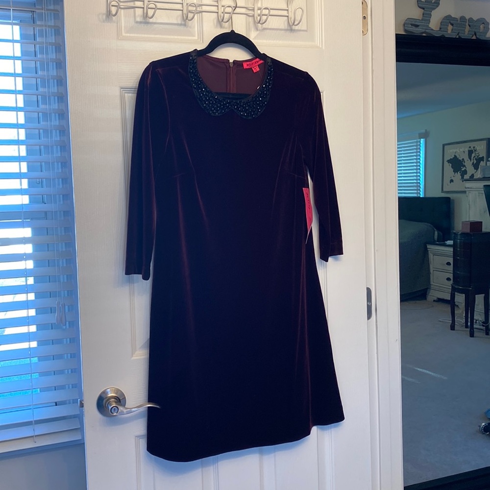 Betsy Johnson velvet dress